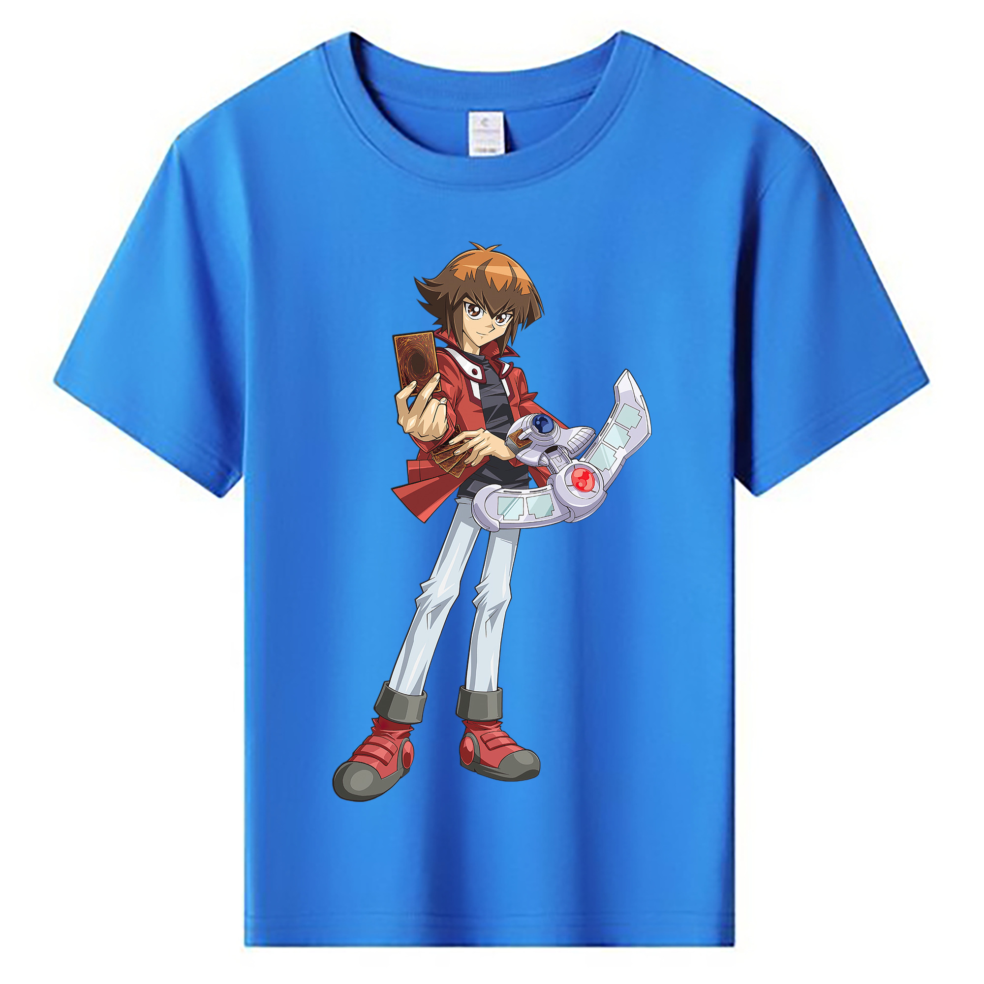 （画像用） 遊☆戯☆王 Yu-Gi-Oh! 綿100％キッズTシャツ（フロントプリント）